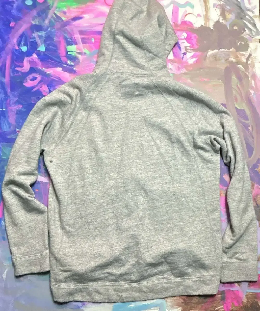 Jordan Sportswear Wings Fleece Men's Full-Zip Hoodie Grey Heather/Black